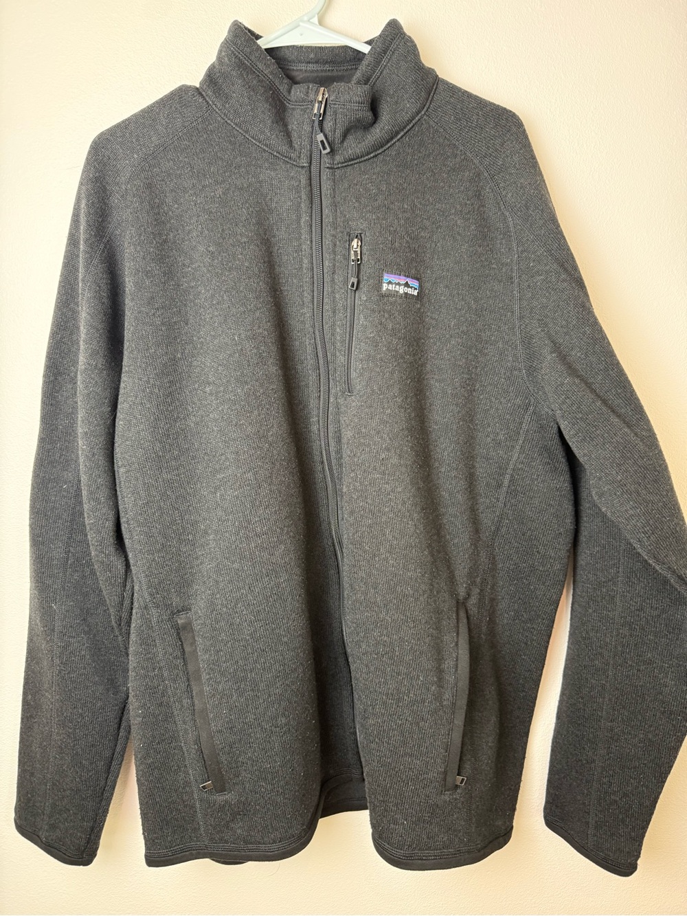 Patagonia Men’s Full-Zip SweaFleece Jacket - Charcoal Gray